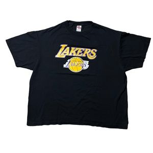 Los Angeles Lakers Black Shirt XXXL 3XL Kobe Mamba Intex 2000 Y2K